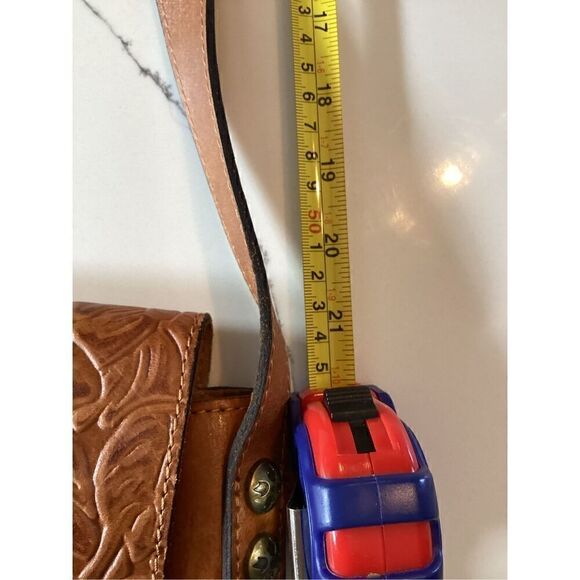 Patricia Nash Rosolini Tooled Leather Cross Body Purse Handbag Style P472203 - Picture 13 of 15